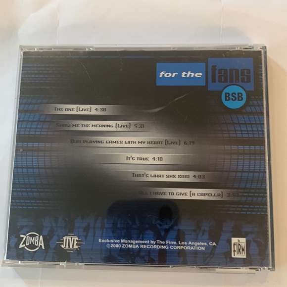 3for $15 bundle CD Backstreet Boys “For the Fans” - Picture 2 of 2